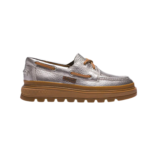 Timberland Ray City Boat Shoes Silver Women's