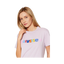 Camiseta Converse Morada, corte estándar