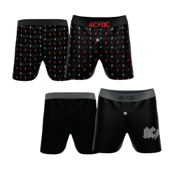 2 Pack Calzoncillos Tipo Boxer Ac/Dc