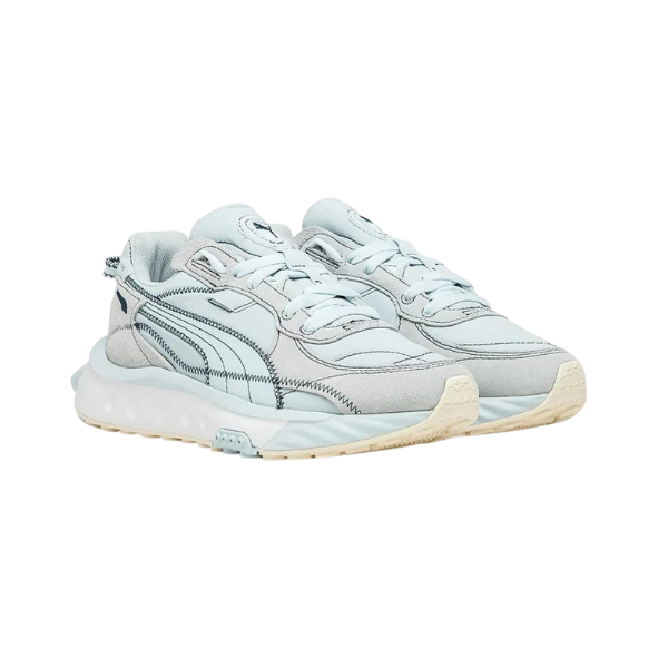 Multicolor Zapatos Puma Puma Wild Rider Mujer Tenis Puma Wild Rider Luxe  Hombre Grises Morados/blancos